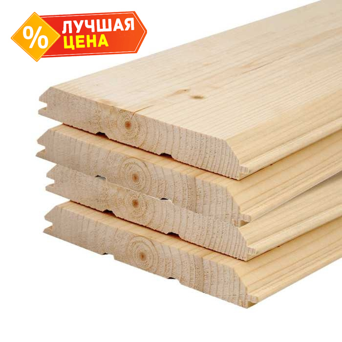 Имитация бруса 22х145х3000 мм АВ Хвоя