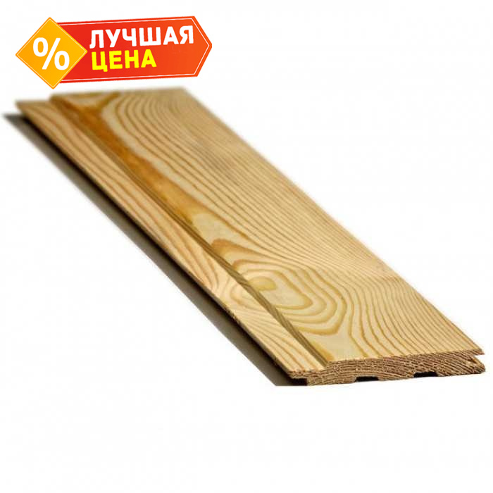 Евровагонка 12.5x96x6000 мм С лиственница