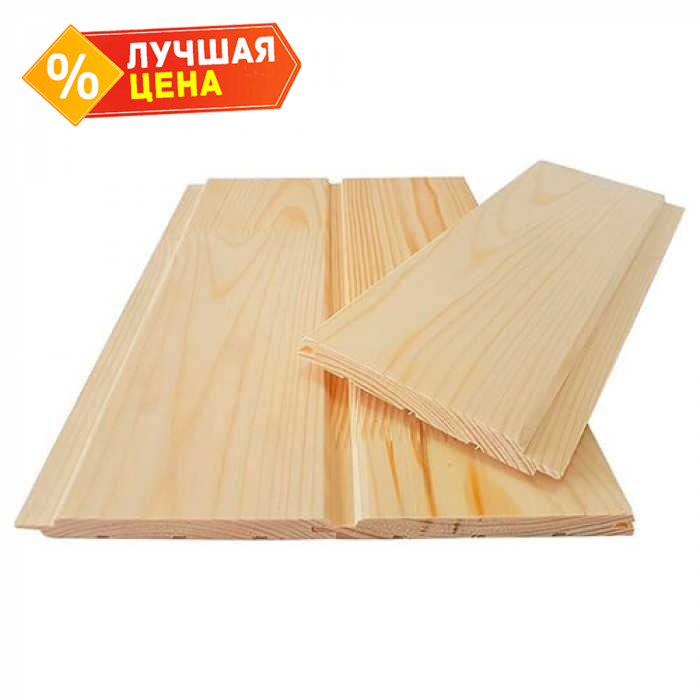 Евровагонка 12.5x96x2500 мм В лиственница