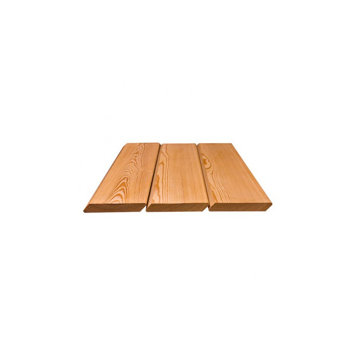 Планкен скошенный 21x120x3000 мм Экстра Лиственница